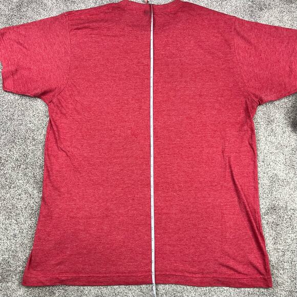 "Go Blue" Graphic Red T-shirt size L - Picture 5 of 6